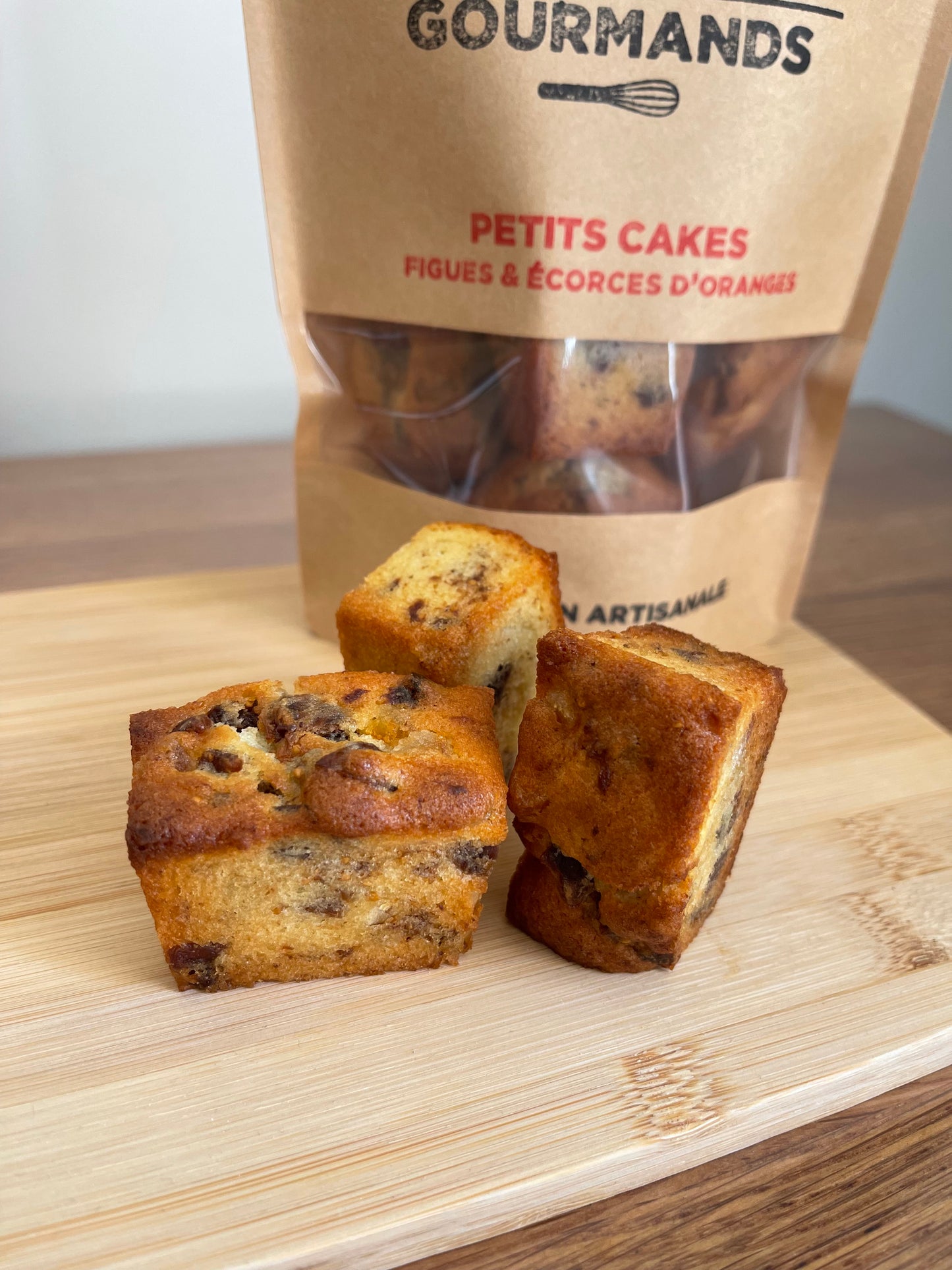 Petits cakes figues et écorces d’oranges
