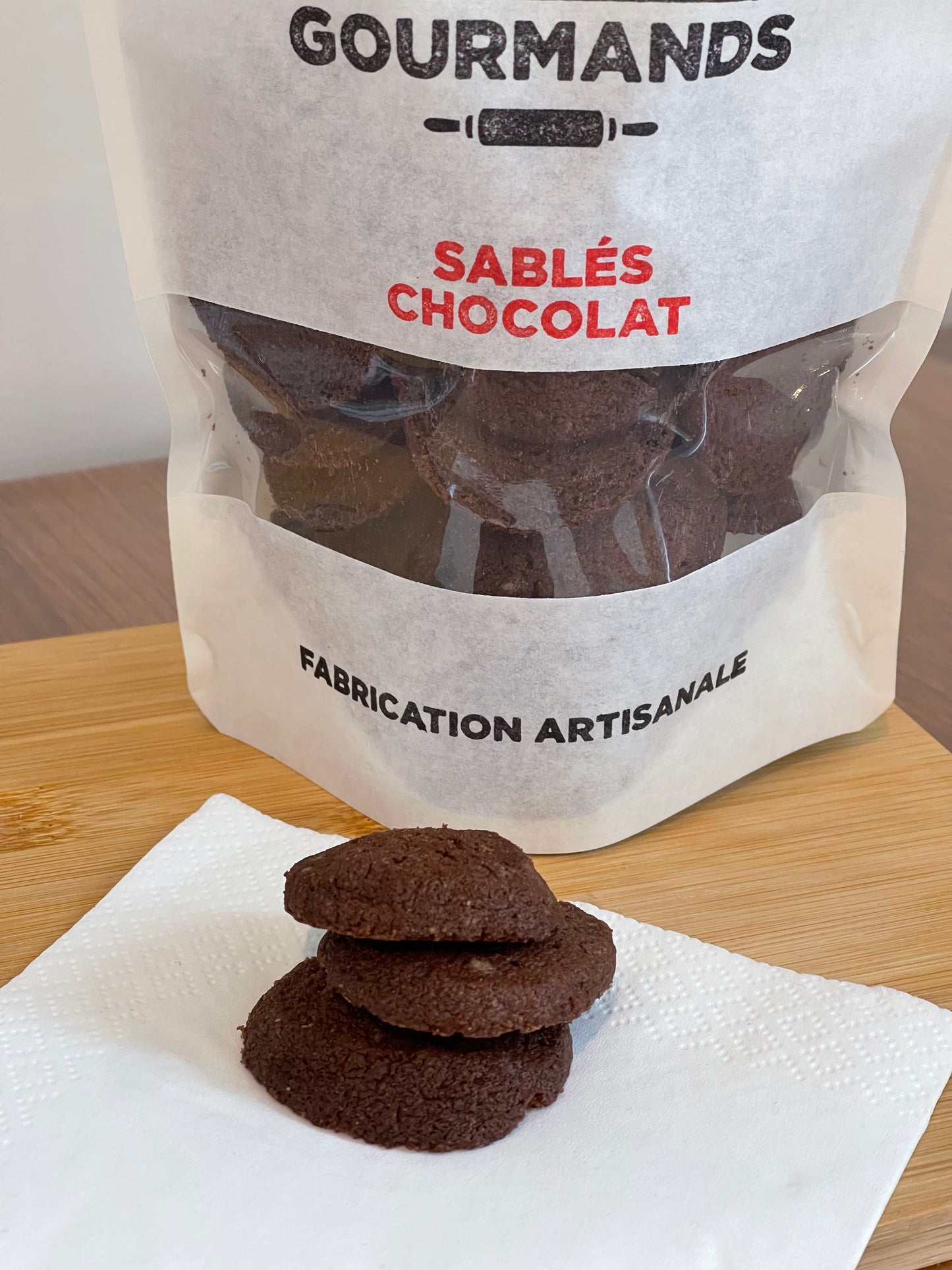 Sablés au chocolat noir