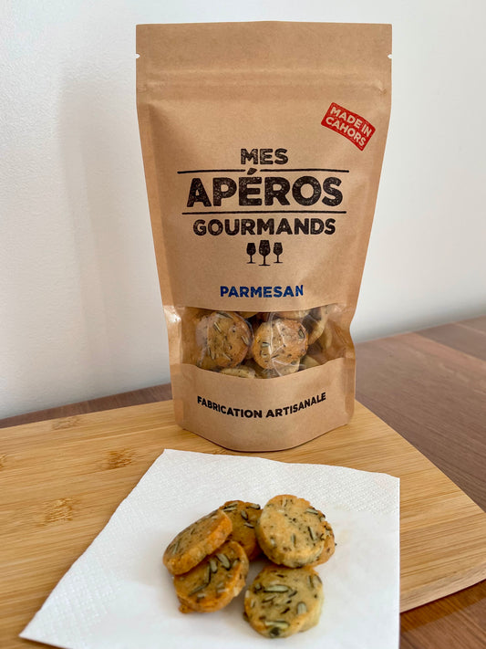 Biscuits pour l’apéritif - Parmesan/Graines de courge